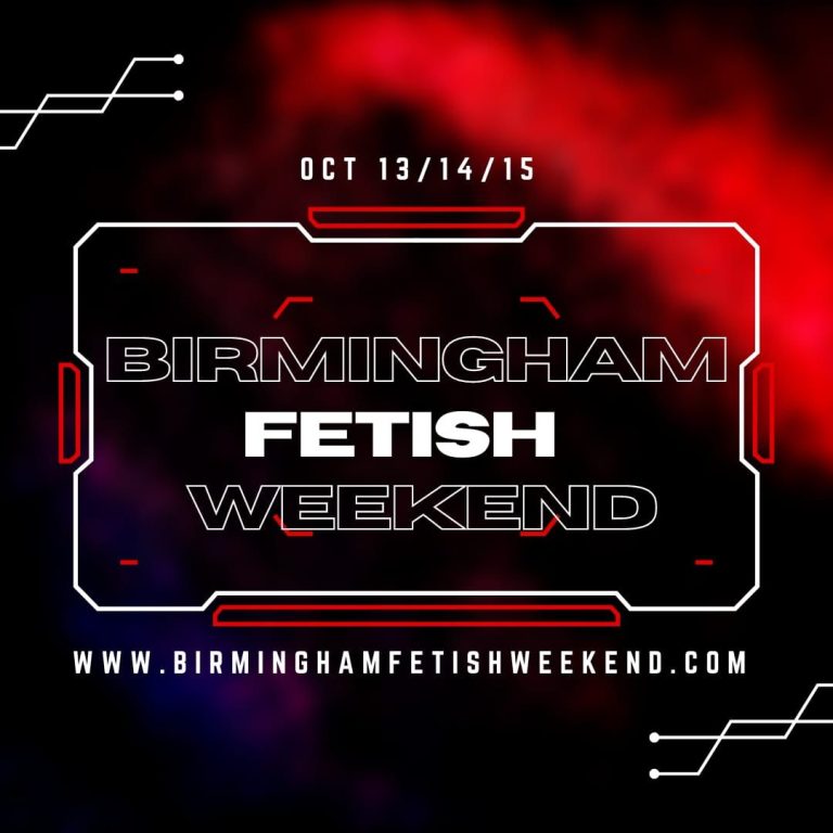 See me at Birmingham Fetish Weekend this October