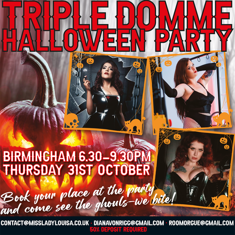 Triple Domme – Halloween Party Special – Birmingham